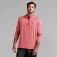 thumbnail image 4 of Men's Fanatics Scarlet Nebraska Huskers Mock Neck Half-Zip Pullover Jacket, 4 of 5