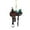 Brown, variant on Saddle Acrylic Pendant for Horse Lovers Western Cowboys Crafted for Living Room Bedroom Doorway, 4.5 cm, White