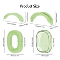 thumbnail image 1 of 1 funda para diadema con orejas de 4 pulgadas almohadillas transparentes para AirPods Max color rosa, 1 of 8