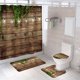 thumbnail image 5 of Yuarrent Decoración de baño de granja elegante cortina de ducha impermeable y fácil de instalar cortinas de ducha Juegos de accesorios de baño, 5 of 6