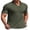 Army Green, variant on COOFANDY Men' Muscle V Neck Polo Shirts Slim Fit Short Sleeve Golf T-Shirts Ribbed Knit Soft Tees