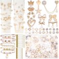 thumbnail image 1 of Kit de abalorios DodoBeads, 60 unidades, para mujer, con broche de seguridad, 1 of 8