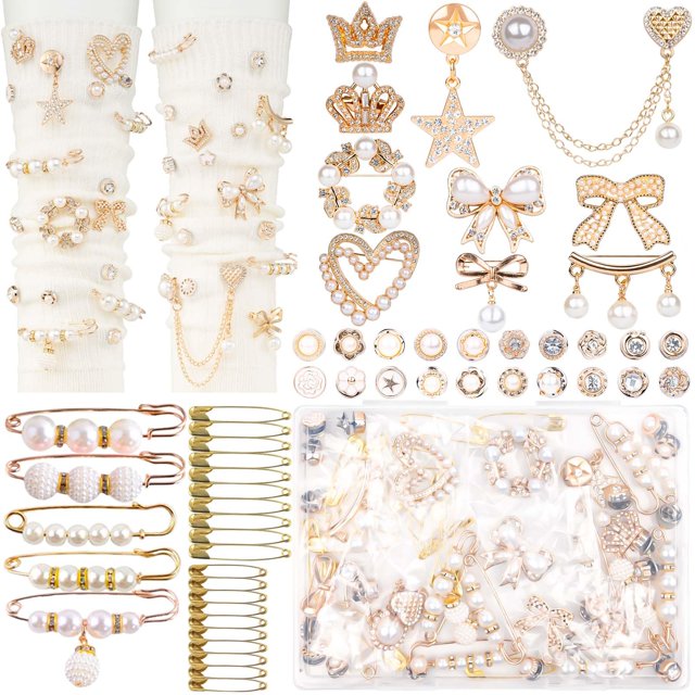 Kit de abalorios DodoBeads, 60 unidades, para mujer, con broche de seguridad