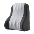 thumbnail image 3 of Almohada de apoyo para la espalda, almohada para la cintura, cojín trasero para silla de juegos, silla de oficina, sofá, dormitorio, hogar Gris claro, 3 of 8