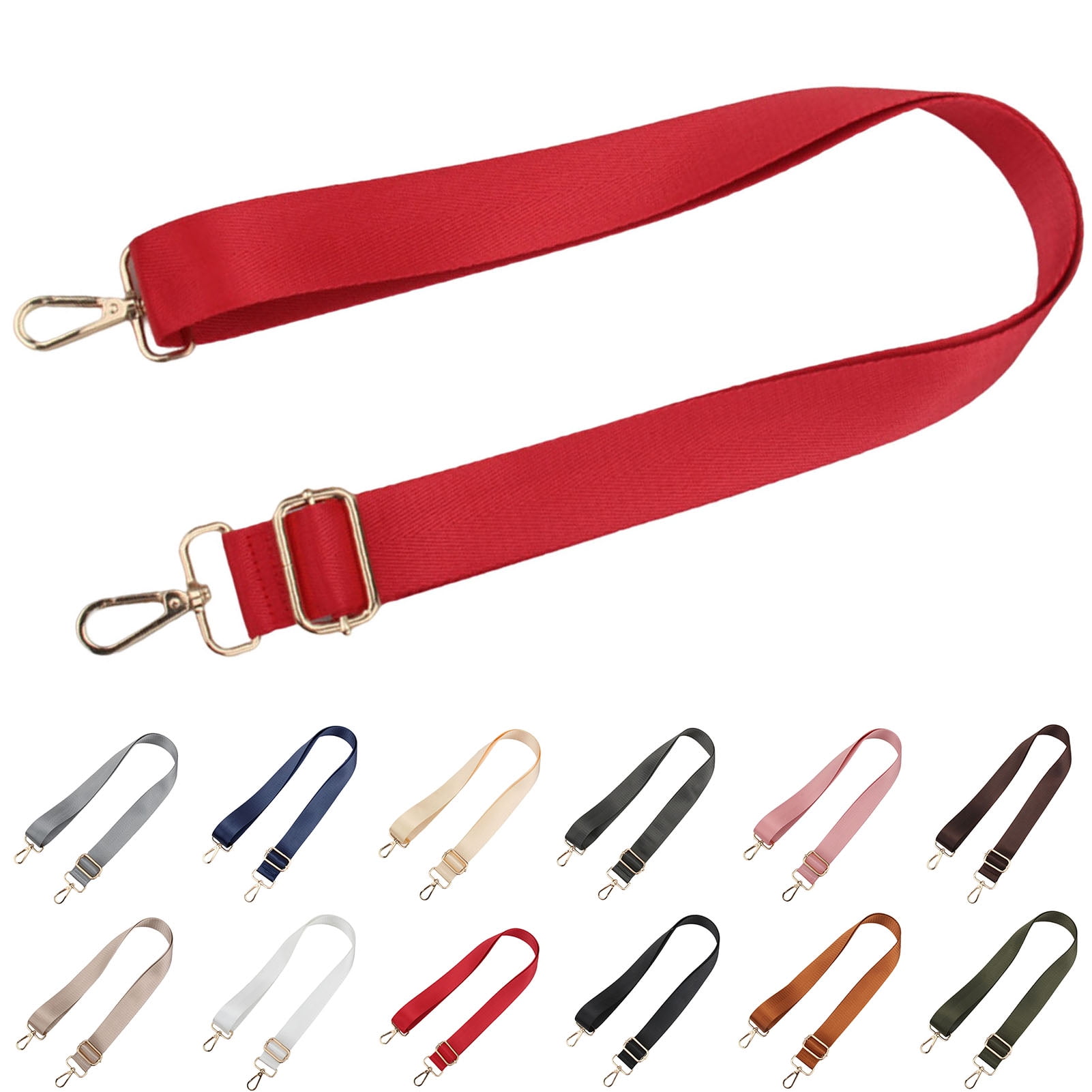 Backpack Strap Detachable Solid Color Widen Anti Rust Buckles Laptop