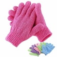thumbnail image 1 of Sponge Peeling Exfoliating Mitt Shower Scrub Gloves, 1 of 5