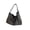 Black, variant on Women's Large Denim Messenger Bag, Hobo Crossbody Tote with 2 Removable Straps & Magnetic Closure, Blue Jean Shoulder Purse