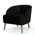thumbnail image 4 of GDF Studio Scarlett Modern Velvet Club Chair, Black, 4 of 9