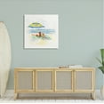 thumbnail image 2 of Stupell Industries Cute Playful Dogs Relaxing Beach Umbrella Shoreline Painting Gallery-Wrapped Canvas Print Wall Art, 30x30, by Sally Swatland, 2 of 7