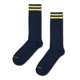 thumbnail image 2 of Happy Socks Calcetines unisex, paquete de 3 - Calcetines lisos, algodón, rayas, colores lisos, mezcla de algodón Negro/Amarillo/Gris 36-40, 2 of 4