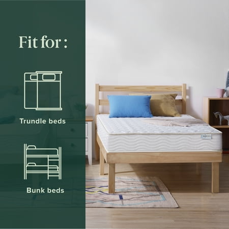 MAINSTAYS 6″ INNERSPRING TIGHT TOP MATTRESS WITH GEL FOAM, TWIN
