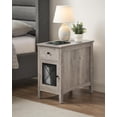 thumbnail image 4 of VASAGLE Side Table with Storage, End Table with USB Ports and Outlets, Nightstand with Charging Station, Drawer, Storage Cabinet, Magazine Rack, for Living Room, Bedroom, Greige, 4 of 7