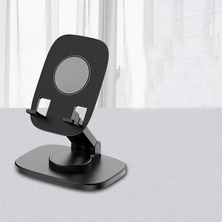 HEMOTON  2 Pcs Phone Holder Mount Telephone Stand for Office Desk Miss Black