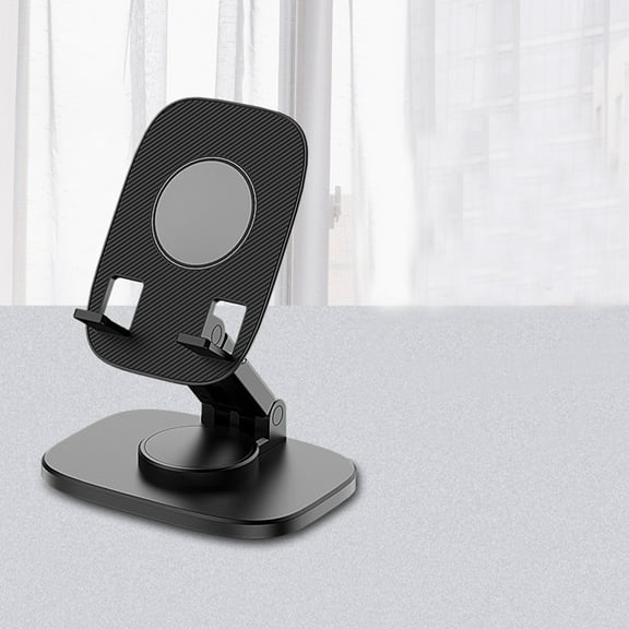 HEMOTON  2 Pcs Phone Holder Mount Telephone Stand for Office Desk Miss Black