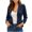 Navy, variant on Qiopertar Womens Blazer Casual Office Work Jacket Notched Lapel Long Sleeve Button Front Lightweight Slim Fit Solid Business Jacket, Beige L