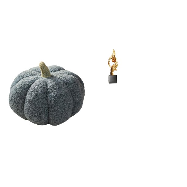 Almohadas de calabaza de Halloween,Almohadas de calabaza de Halloween Decoración del hogar Suave,Estatua de arte abstracto,Estatua de arte abstracto Escultura de resina moderna,Colección