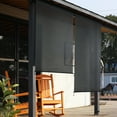 thumbnail image 5 of Aoodor Solar Fabric Outdoor Blinds, 4'W x 8'H, 5% Openness - Superior to HDPE Fabric, 5 of 12