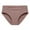 Purple, variant on GEWSEY Women's Organic Cotton Low-Rise Brief All Day Comfort Natural Knickey Undies Breathable Underwear for All (Beige, L)