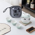 thumbnail image 2 of Werwing Portable Panda Travel Tea Set - Personal Companion for Car & Outdoors - Green, 2 of 8