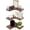 Brown, variant on L-Shaped Corner Floating Shelves Set of 3,Rustic Wall Mounted Storage Shelves,Display Shelf for Bathroom, Kitchen,Bedroom, Living Room, Office (Brown)