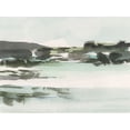 thumbnail image 2 of Harper, Ethan 24x19 Gold Ornate Wood Framed with Double Matting Museum Art Print Titled - Turquoise Marsh II, 2 of 4