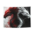 thumbnail image 2 of Bingfone Cool Black And White Dragon Tapestry Wall Hanging Decor for Living Room Bedroom Dorm Classroom Office Decor 29x37 Inch, 2 of 8