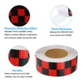 thumbnail image 5 of Uxcell Reflective Tape, 2"x98 Ft Waterproof Reflective Tape Warning Safety Tape Reflector for Trucks, Grid Red Black, 5 of 6