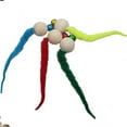 thumbnail image 2 of 8 Pcs Jouets de vers de Chat Colorés Balle Interactive, 2 of 5