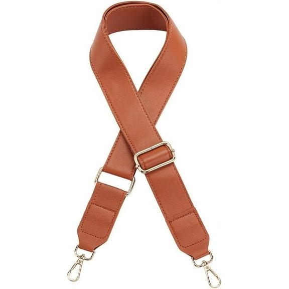 Brown Leather Purse Straps Adjustable Shoulder Bag Strap Purse Replacement Strap for Satchels Craft Bag Briefcase Crossbody Bag Handbags Purse 1.4inch Wide 33~55inch diy
