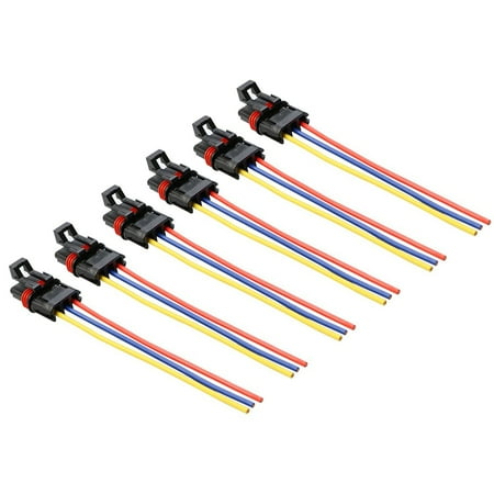 

Pulse Power Plug Pigtail Connector for 2018-2021 Polaris XP 1000/RZR/RS1 Bus Bar Harness Pigtail Connectors 6Pcs