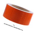 thumbnail image 4 of AURARMLET Reflective Sticker 1 Roll Orange PVC for Mechanical Equipment Safety and Floor Warning 98.4x2x0.04In, 4 of 5