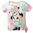 thumbnail image 3 of Disney Minnie Mouse Big Girls Knotted Graphic T-Shirt Legging Yellow / Pink 10-12, 3 of 5