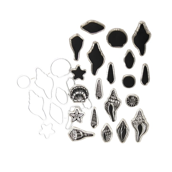 Clear Stamps with Cutting Dies Set Clear Stamps Cutting Dies for Card Making Scrapbooking DIY Crafts Journaling Greeting Cards