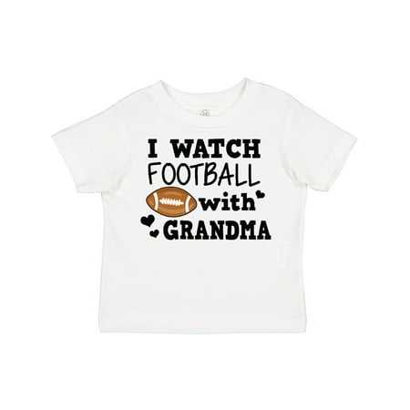 

Inktastic I Watch Football with My Grandma Boys Toddler T-Shirt