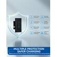 thumbnail image 4 of ELEGRP 20W Type A & Type C USB Wall Outlet for Power Delivery and Quick Charge, 15A Receptacle, w/ Wall Plate, (1 Pack, Black), 4 of 7