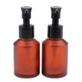 thumbnail image 1 of 2pcs Lociones De Recarga Vacías De Pulverización De Bomba Marron 60ml Sunnimix Botella De Cosmética, 1 of 8