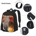 thumbnail image 3 of Balery Elephant Sunset in Kenya Mochila escolar 3 en 1 para niños: mochila resistente con lonchera térmica y estuche para lápices. Mochila escolar para niños y niñas., 3 of 7
