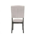 thumbnail image 4 of Bowery Hill Upholstered Dining Side Chair in Weathered Gray Oak (Set of 2), 4 of 4