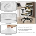 thumbnail image 7 of SCRAWLGOD Corgi Bones Piano Musical Notes Stretch Cover for Office Chair Seat Scratch Resistant Comfy Swivel Chair Cover Non-Slip Breathable High Back Chair Slipcover, 2 Piece Sets, 7 of 7