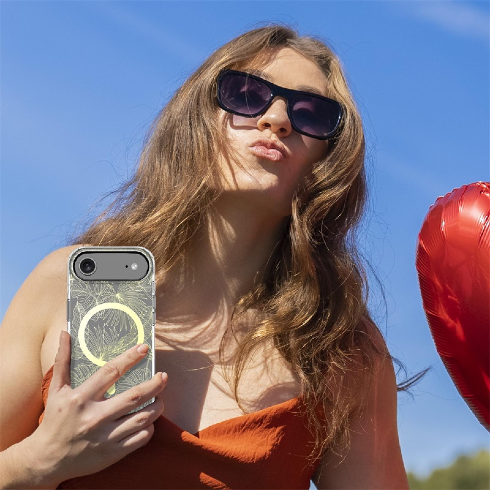 Mood Series compatiable with iPhone 17 Air Botanical Protective Case – Floral Print Lightweight Drop-Resistant Cover