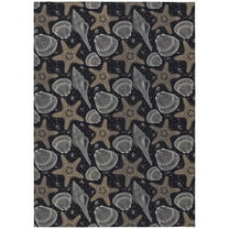 Addison Rugs Indoor/Outdoor Surfside ASR34 Midnight Washable 9' x 12' Rug