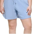 thumbnail image 3 of Calvin Klein Performance Womens Plus Fitness Gym Shorts, 3 of 3