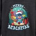 thumbnail image 3 of Lilo & Stitch - Merry Beachmas - Women's Lightweight French Terry Long Sleeve Shirt, 3 of 5