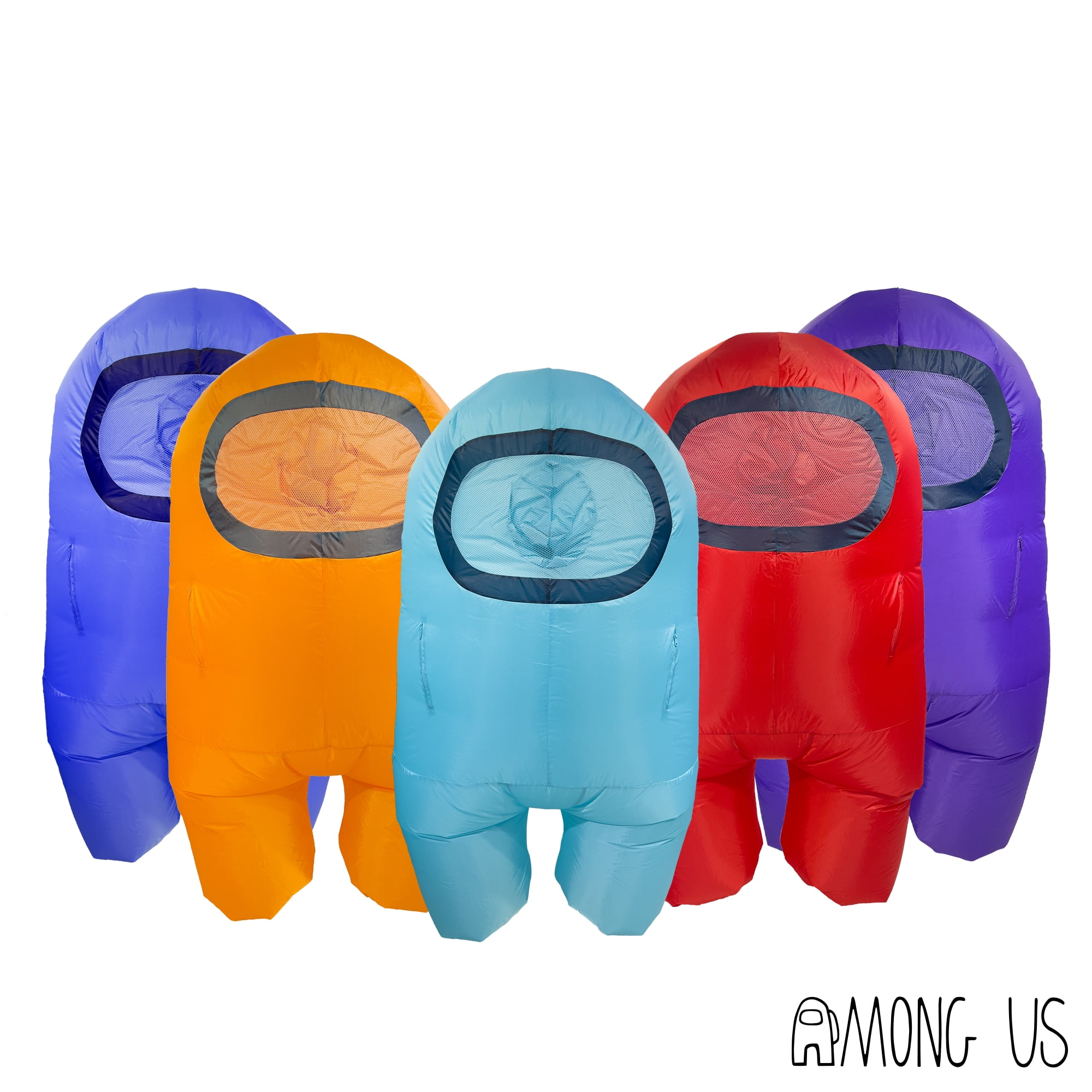 Among Us Inflatable Halloween Fantasy Costumes, Child One Size Blue