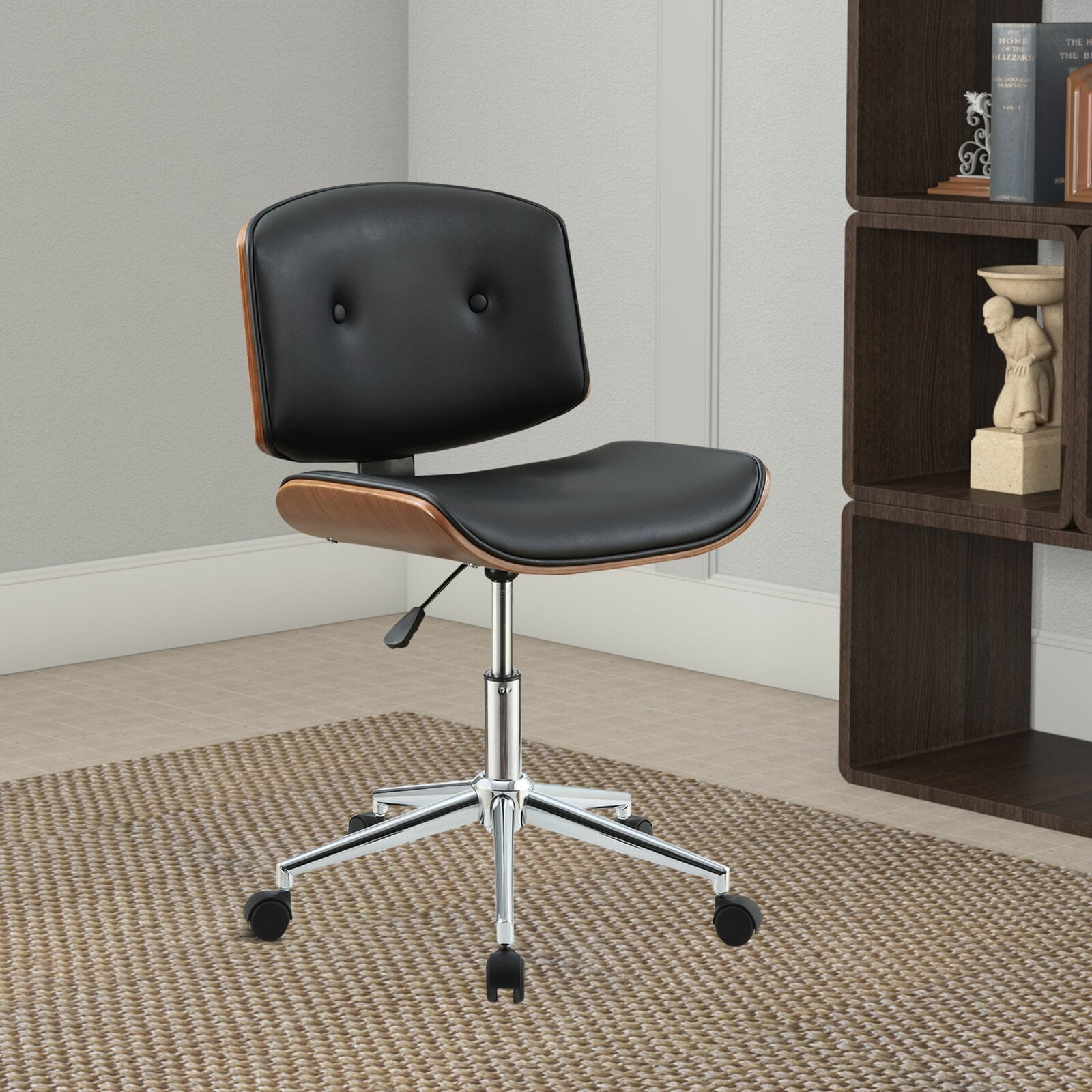 Details about   Brown Flannigan Office Task Chair Workplace Cubicle Swivel Tilt Mechanism New 