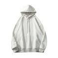 thumbnail image 3 of Zedker Mens Hoodies Pullover Long Sleeve Casual Fashion Sweatshirts Drawstring Gym Hooded Shirt with Kanga Pocket, 3 of 8