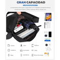 thumbnail image 4 of "Bandolera Hombre Bolso Hombro Crossbody Bag Negocio Belug, Negro ", 4 of 5