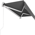 thumbnail image 1 of Toldo de brazo plegable Toldo retráctil Parasol Toldo de sol Cubierta de toldo Toldo de patio al aire libre Toldos de cubierta Sunsetter con manivela manual, gris, 250 x 200 cm esquí esquí Gafas de esquí, 1 of 5