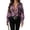 Purple_#32, variant on Womens Vintage Snake Print Blouse Collared Long Sleeve Button Front Relaxed Fit Casual Shirt Top for Everyday Wear,L