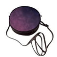 thumbnail image 4 of Lsque Black Dark Blue Purple Pattern Shoulder Bag – Microfiber Leather Crossbody with Detachable Strap & Handle Ring, Waterproof & Durable, Elegant Everyday Carry, 4 of 5